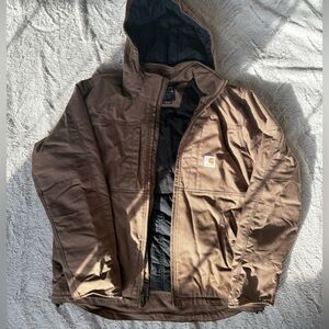 Carhartt Men’s Brown Full Swing Loose Fit Jacket